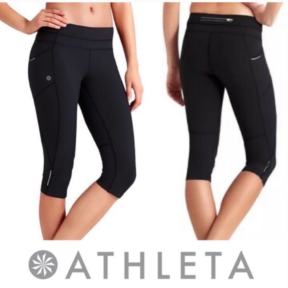 ATHLETA Cropped Ankle Leggings size ST